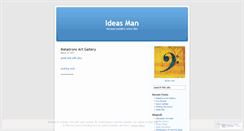 Desktop Screenshot of ideasman.wordpress.com