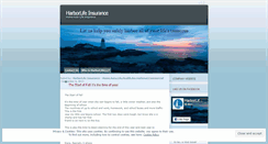 Desktop Screenshot of harborlifellc.wordpress.com