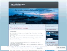 Tablet Screenshot of harborlifellc.wordpress.com
