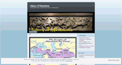 Desktop Screenshot of historymacedonia.wordpress.com
