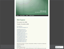 Tablet Screenshot of boltexpress.wordpress.com