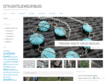Tablet Screenshot of citylightsjewelryblog.wordpress.com