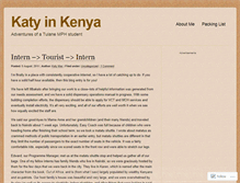 Tablet Screenshot of katyinkenya.wordpress.com
