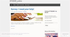 Desktop Screenshot of dynamopolitics.wordpress.com