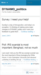 Mobile Screenshot of dynamopolitics.wordpress.com
