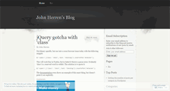 Desktop Screenshot of jhherren.wordpress.com
