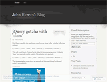 Tablet Screenshot of jhherren.wordpress.com