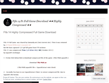 Tablet Screenshot of fifa14fullgamedownload.wordpress.com