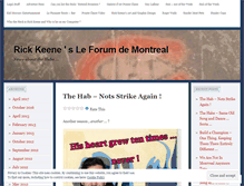 Tablet Screenshot of laforumdemontreal.wordpress.com