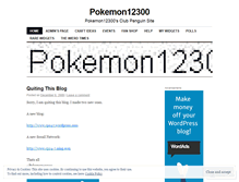 Tablet Screenshot of pokemon12300.wordpress.com