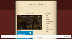 Desktop Screenshot of phillyclosets.wordpress.com