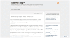 Desktop Screenshot of dermoscopy.wordpress.com