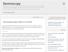 Tablet Screenshot of dermoscopy.wordpress.com