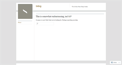Desktop Screenshot of biibig.wordpress.com