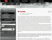 Tablet Screenshot of fitchristianlife.wordpress.com