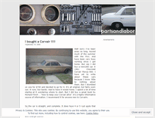 Tablet Screenshot of partsandlabor.wordpress.com