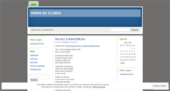 Desktop Screenshot of hinos.wordpress.com