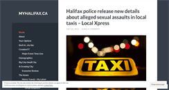Desktop Screenshot of myhalifaxca.wordpress.com