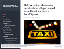 Tablet Screenshot of myhalifaxca.wordpress.com