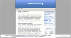 Desktop Screenshot of praktikumblog.wordpress.com