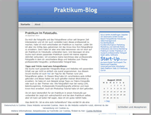 Tablet Screenshot of praktikumblog.wordpress.com