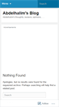 Mobile Screenshot of abdelhalim.wordpress.com