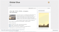 Desktop Screenshot of globalglue.wordpress.com