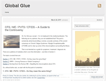 Tablet Screenshot of globalglue.wordpress.com