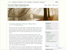 Tablet Screenshot of glutenfreecrossroads.wordpress.com