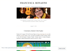 Tablet Screenshot of francescabonafini.wordpress.com