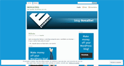 Desktop Screenshot of ikesaltiel.wordpress.com