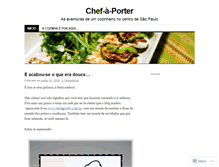 Tablet Screenshot of chefaporter.wordpress.com