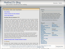 Tablet Screenshot of meitha15.wordpress.com