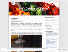 Tablet Screenshot of ivesgarden.wordpress.com