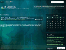 Tablet Screenshot of itcreatech.wordpress.com