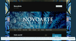 Desktop Screenshot of novoarte.wordpress.com