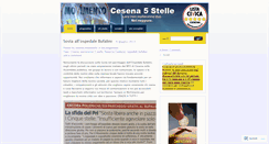 Desktop Screenshot of cesenacinquestelle.wordpress.com