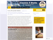 Tablet Screenshot of cesenacinquestelle.wordpress.com