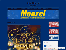 Tablet Screenshot of chrismonzel.wordpress.com