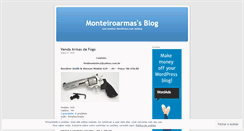 Desktop Screenshot of monteiroarmas.wordpress.com