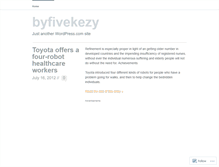 Tablet Screenshot of byfivekezy.wordpress.com