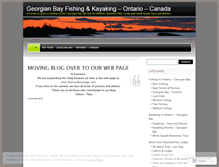 Tablet Screenshot of georgianbayfishing.wordpress.com