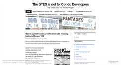 Desktop Screenshot of dtesnotfordevelopers.wordpress.com