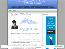 Tablet Screenshot of ellismassage.wordpress.com