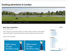 Tablet Screenshot of cookinginlondon.wordpress.com