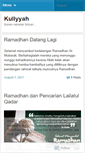 Mobile Screenshot of kuliyyah.wordpress.com