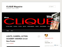 Tablet Screenshot of cliquemagazineonline.wordpress.com