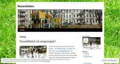 Desktop Screenshot of nusenblaten.wordpress.com