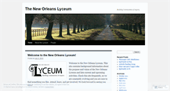 Desktop Screenshot of nolalyceum.wordpress.com