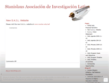 Tablet Screenshot of investigacionlatina.wordpress.com